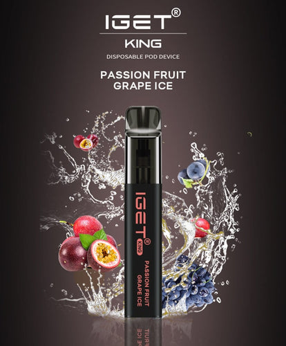 IGET King Vape - Passion Fruit Grape Ice