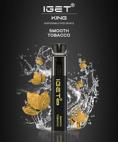IGET King Vape - Smooth Tobacco (2600 Puffs)