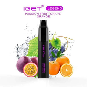 IGET Legend - Passion Fruit Grape Orange (4000 Puffs)