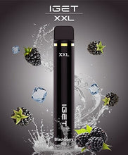 Load image into Gallery viewer, iget xxl blackberry ice disposable vape
