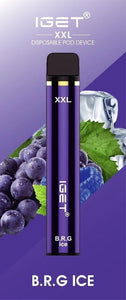 iget xxl BRG ice flavour disposable vape