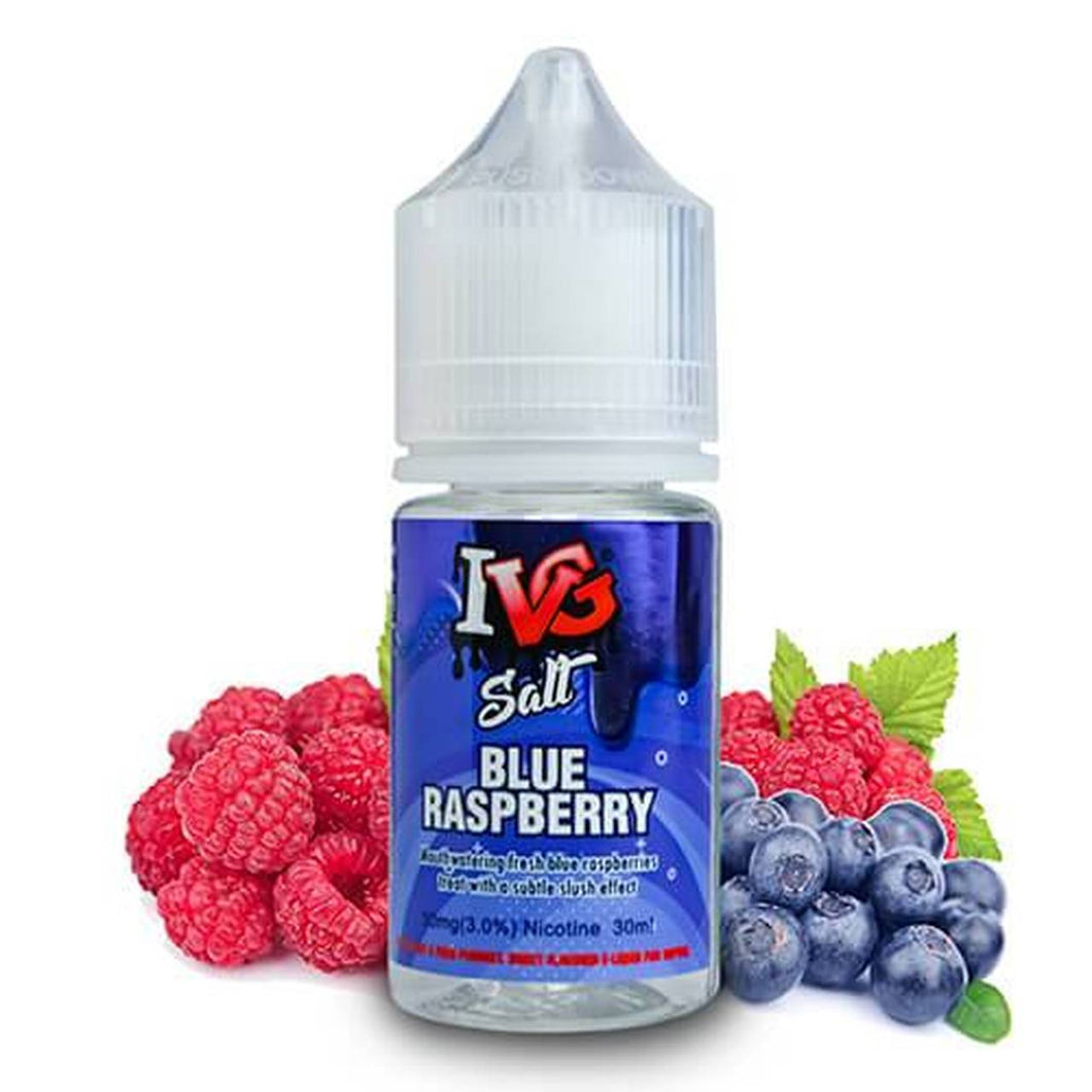 ivg nicotine salt blue raspberry