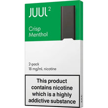Load image into Gallery viewer, JUUL2 Crisp Menthol Pods Front
