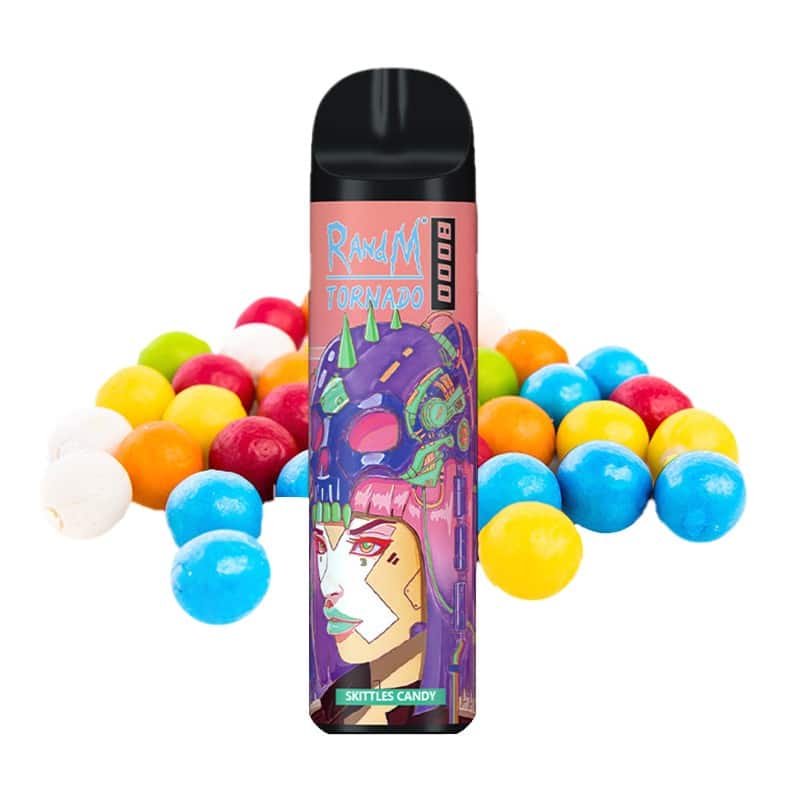 Tornado R&M Skittles Candy (8000 Puffs)