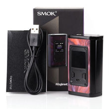 Load image into Gallery viewer, SMOK Majesty 225W TC Box Mod packaging contents

