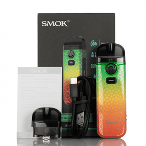 SMOK Nord 4 80W Pod System packaging content