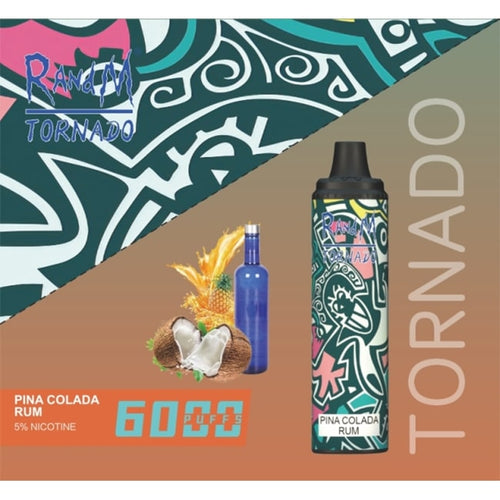 Tornado R&M Disposable Pina Colada Rum (6000 Puffs)
