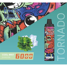 Load image into Gallery viewer, Tornado R&amp;M Disposable Mint (6000 Puffs)

