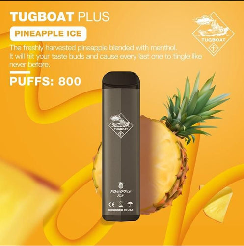 Tugboat plus pineapple ice vape 800 puffs