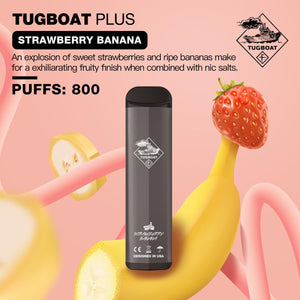tugboat plus 800 puffs strawberry banana