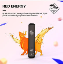 Load image into Gallery viewer, red energy tugboat v2 disposable vape
