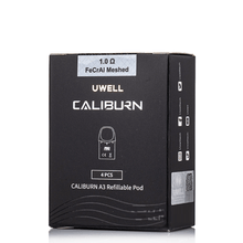 Load image into Gallery viewer, Uwell Caliburn A3 Replacement Pods - box
