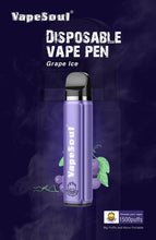 Load image into Gallery viewer, vapesoul grape ice disposable vape pen
