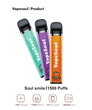 Load image into Gallery viewer, vapesoul smile 1500 puffs
