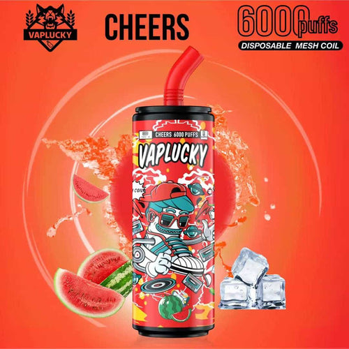Vaplucky Cheers - Watermelon (6000 Puffs)