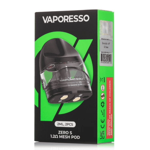 Vaporesso Zero S Replacement Pods box