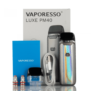 vaporesso luxe pm40 pod mod packaging content