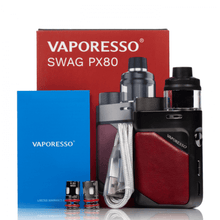 Load image into Gallery viewer, Vaporesso SWAG PX80 Pod Mod Kit Packaging content
