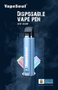 vapesoul ice gum disposable vape pen