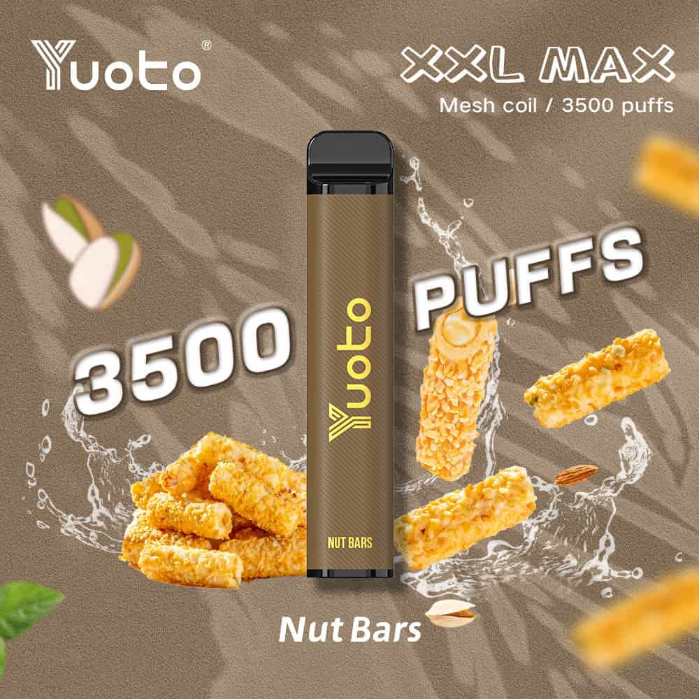 Yuoto XXL MAX Nut Bars (3500 Puffs)