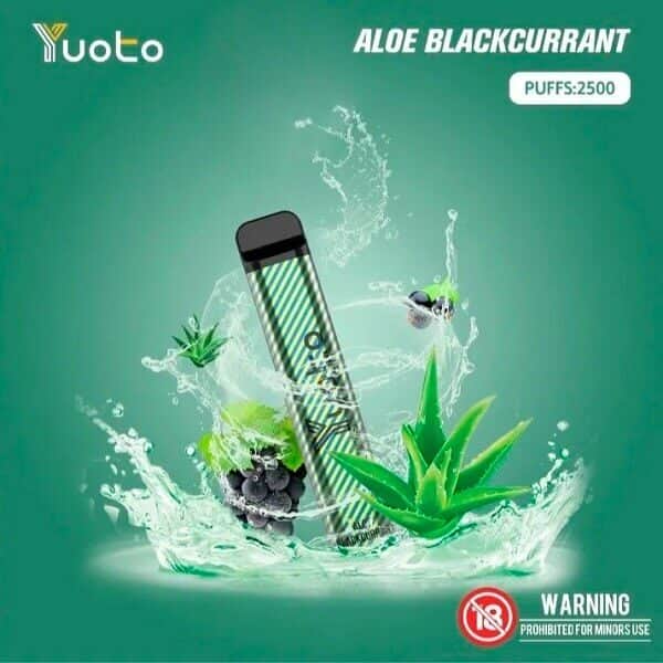Yuoto XXL Aloe Blackcurrant (2500 Puffs)