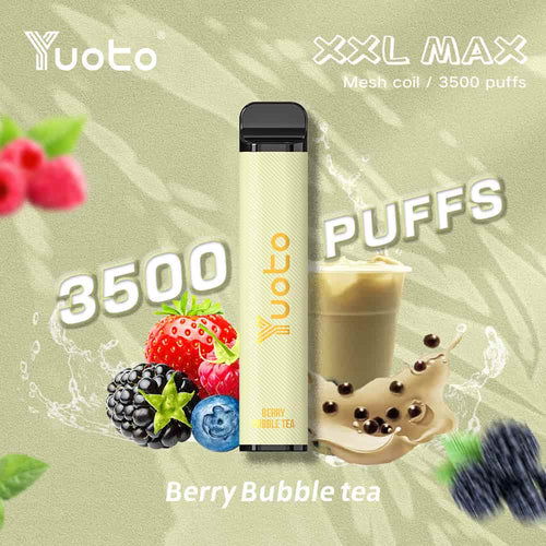 Yuoto XXL MAX Berry Bubble Tea (3500 Puffs)