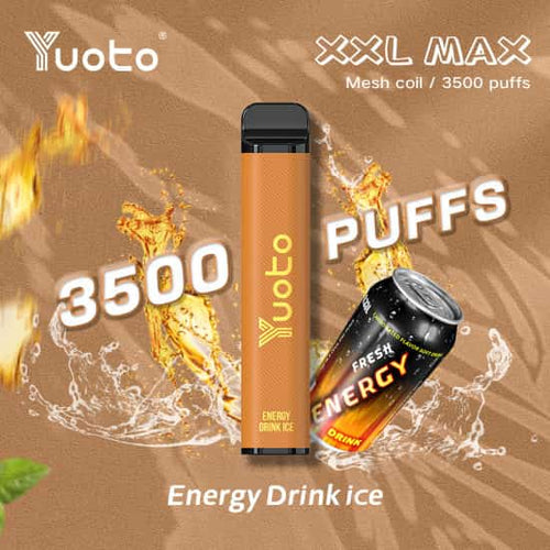 Yuoto XXL MAX Energy Drink Ice (3500 Puffs)